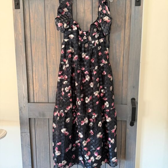 Buddy Love Black and Pink pattern dress - Picture 1 of 3